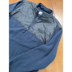 Eddie Bauer Sweater Adult XL Blue Work Wear Fleece Vintage Outdoor Mens